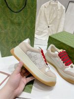GUCCI SCREENER SNEAKERS IN GG LUREX AND NABUK – GCC123