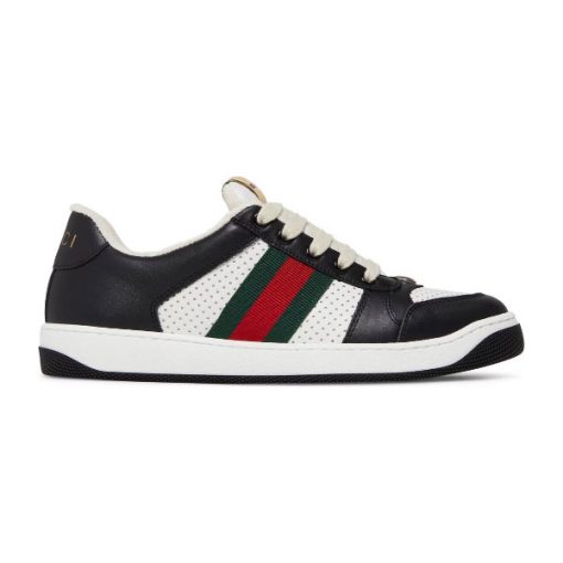 GUCCI WMNS SCREENER BLACK WHITE – GCC155
