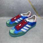 GUCCI X ADIDAS GAZELLE LOW-TOP SNEAKERS IN LIGHT BLUE – GCC029