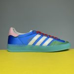 GUCCI X ADIDAS GAZELLE LOW-TOP SNEAKERS IN LIGHT BLUE – GCC029