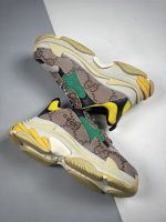GUCCI X BALENCIAGA THE HACKER PROJECT TRIPLE S BEIGE GREEN YELLOW – GCC074