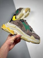 GUCCI X BALENCIAGA THE HACKER PROJECT TRIPLE S BEIGE GREEN YELLOW – GCC074
