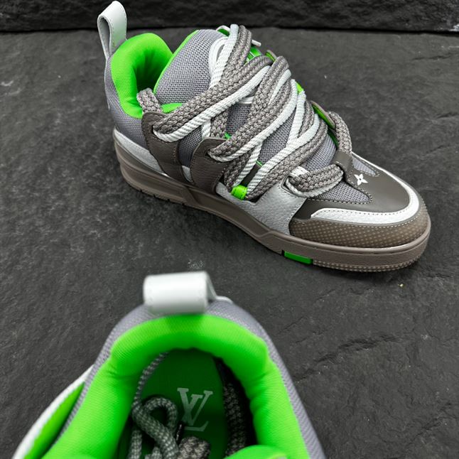 LOUIS VUITTON LV SKATE SNEAKER GREY GREEN – LVS168