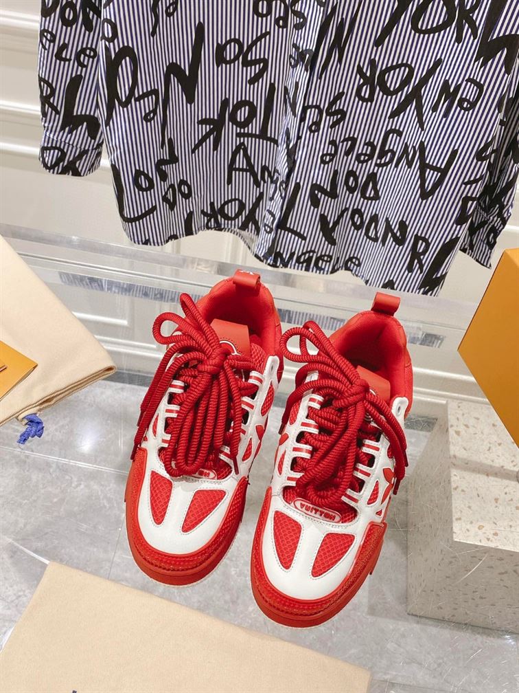 LOUIS VUITTON LV SKATE SNEAKER IN RED – LVS147
