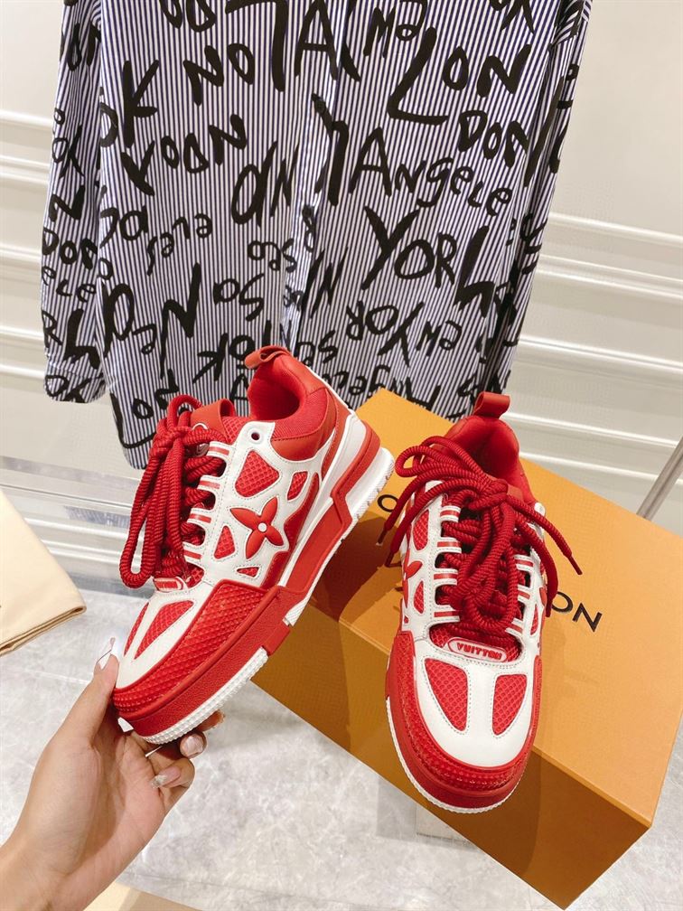 LOUIS VUITTON LV SKATE SNEAKER IN RED – LVS147