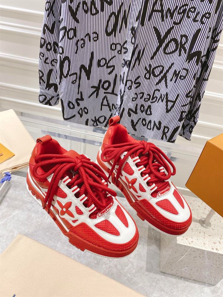 LOUIS VUITTON LV SKATE SNEAKER IN RED – LVS147