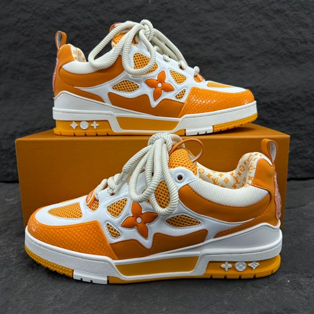 LOUIS VUITTON LV SKATE SNEAKER YELLOW WHITE – LVS166