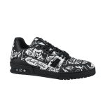 LOUIS VUITTON LV TRAINER COMIC MOTIFS BLACK WHITE – LVS146