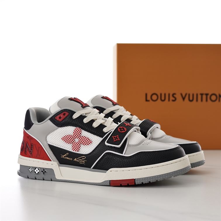 LOUIS VUITTON LV TRAINER SNEAKER RED – LVS182