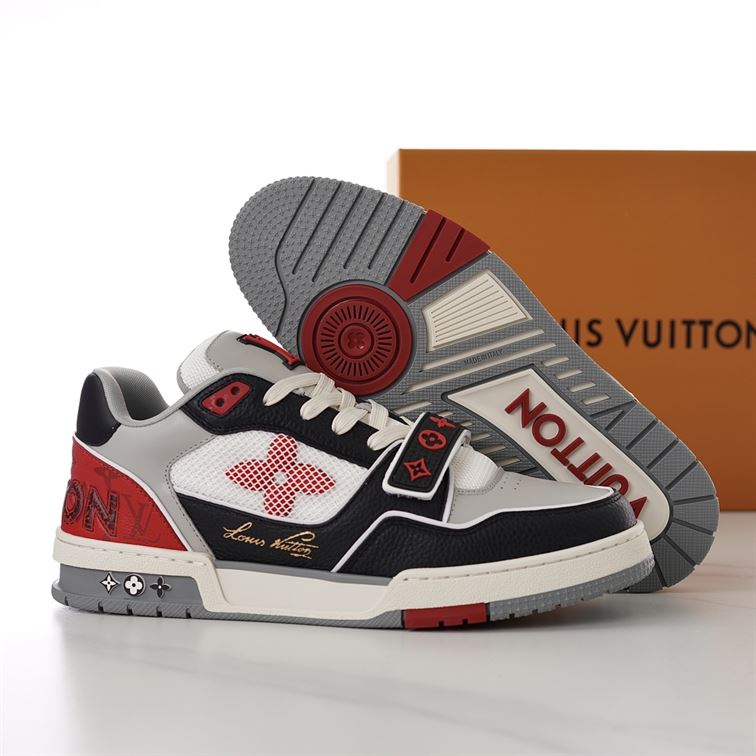 LOUIS VUITTON LV TRAINER SNEAKER RED – LVS182
