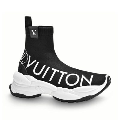LOUIS VUITTON RUN 55 SNEAKER BOOT IN BLACK – LVS086