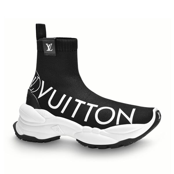 LOUIS VUITTON RUN 55 SNEAKER BOOT IN BLACK – LVS086