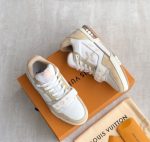 LOUIS VUITTON TRAINER BEIGE WHITE – LVS014