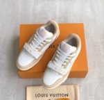 LOUIS VUITTON TRAINER BEIGE WHITE – LVS014