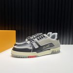 LOUIS VUITTON TRAINER BLACK GREY- LVS029