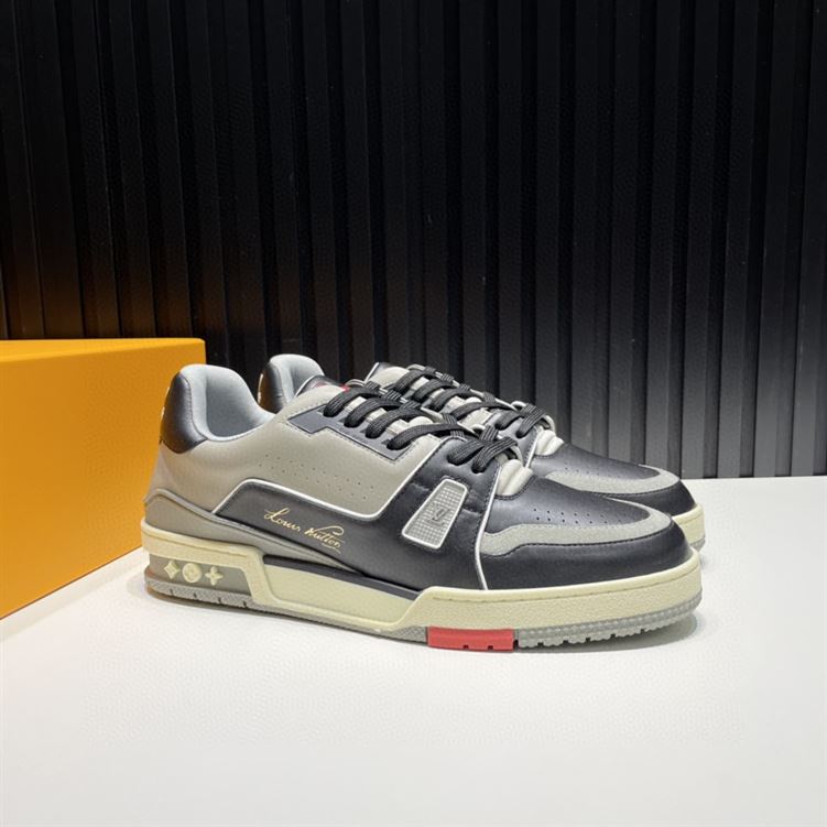 LOUIS VUITTON TRAINER BLACK GREY- LVS029