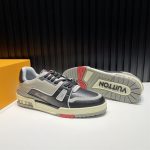 LOUIS VUITTON TRAINER BLACK GREY- LVS029