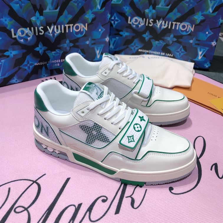 LOUIS VUITTON TRAINER GREEN MESH – LVS017