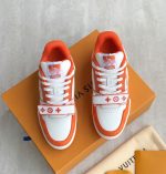 LOUIS VUITTON TRAINER MONOGRAM DENIM ORANGE – LVS012
