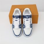 LOUIS VUITTON TRAINER MONOGRAM DENIM WHITE BLUE – LVS006
