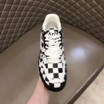LOUIS VUITTON TRAINER SNEAKER BLACK WHITE DAMIER – LVS046