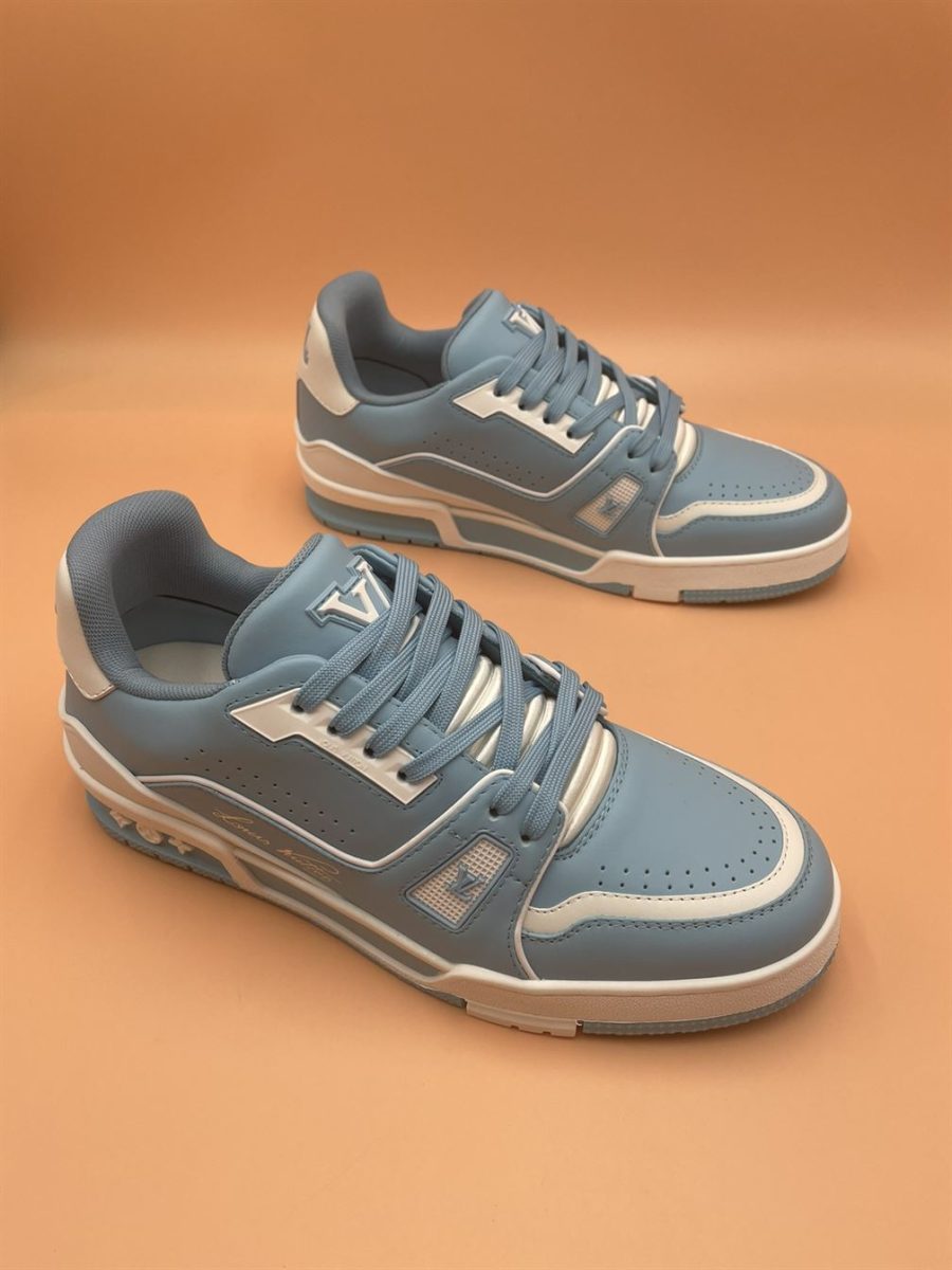 LOUIS VUITTON TRAINER SNEAKER BLUE – LVS125