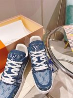 LOUIS VUITTON TRAINER SNEAKER DENIM MONOGRAM – LVS129