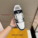 LOUIS VUITTON TRAINER WHITE BLACK WHITE – LVS018