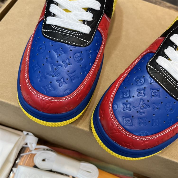 LOUIS VUITTON X NIKE AIR FORCE 1 LOW-TOP SNEAKERS IN MULTICOLOR – LVS118