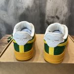 LOUIS VUITTON X NIKE AIR FORCE 1 LOW-TOP SNEAKERS IN YELLOW AND GREEN – LVS119