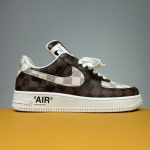 LOUIS VUITTON X NIKE AIR FORCE 1 LOW-TOP SNEAKERS – LVS132