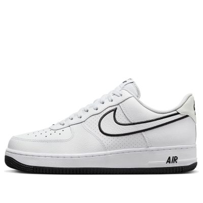 Nike Air Force 1 ’07 ‘Embroidered Swoosh – White Black’