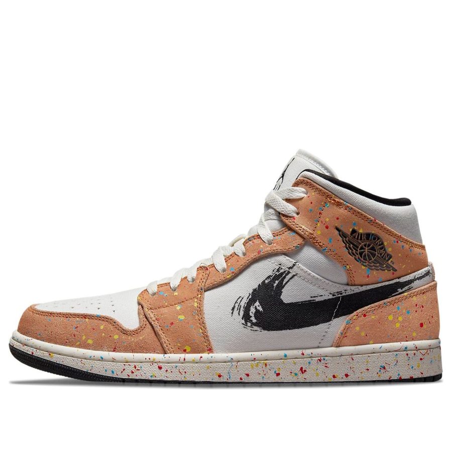 Air Jordan 1 Mid SE ‘Brushstroke Paint Splatter’