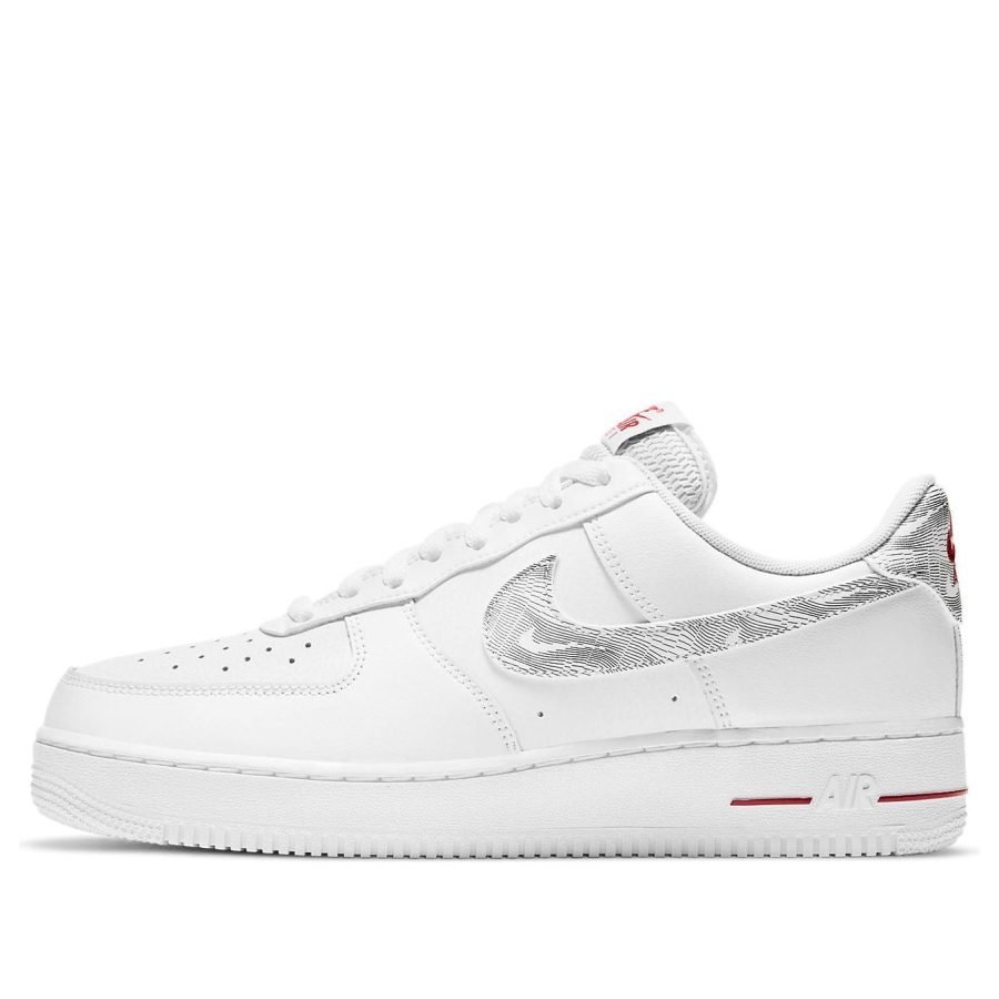 Nike Air Force 1 Low ‘Topography Pack – White University Red’