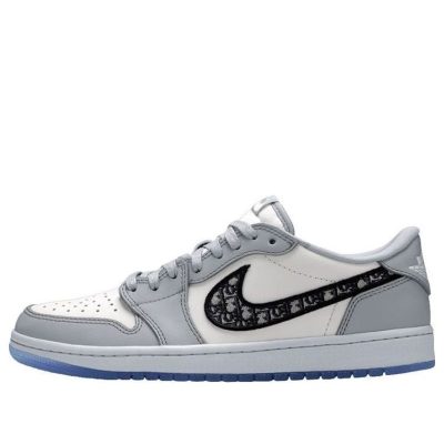 Air Jordan 1 Low x Dior ‘White Grey’