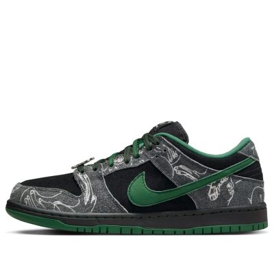 Nike x There Skateboard SB Dunk Low Pro ‘Anthracite Gorge Green’