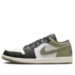 Air Jordan 1 Low ‘Black White Medium Olive’
