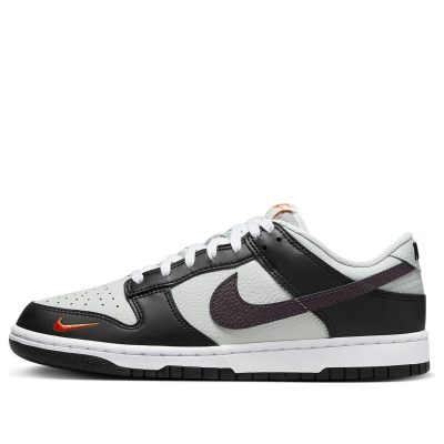 Nike Dunk Low ‘Black Total Orange Mini Swoosh’
