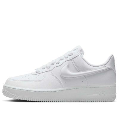 Nike Air Force 1 Low ’07 Next Nature ‘Triple White Bulbous Swoosh’