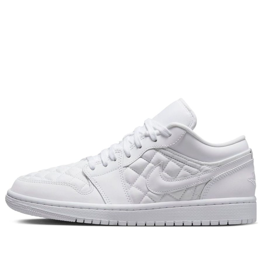 Air Jordan 1 Low ‘Triple White Quilted’