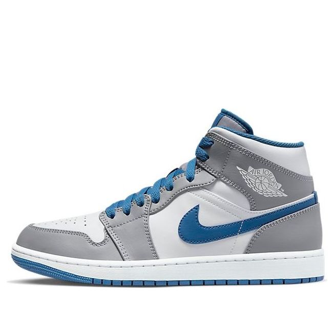 Air Jordan 1 Mid ‘Cement Grey True Blue’