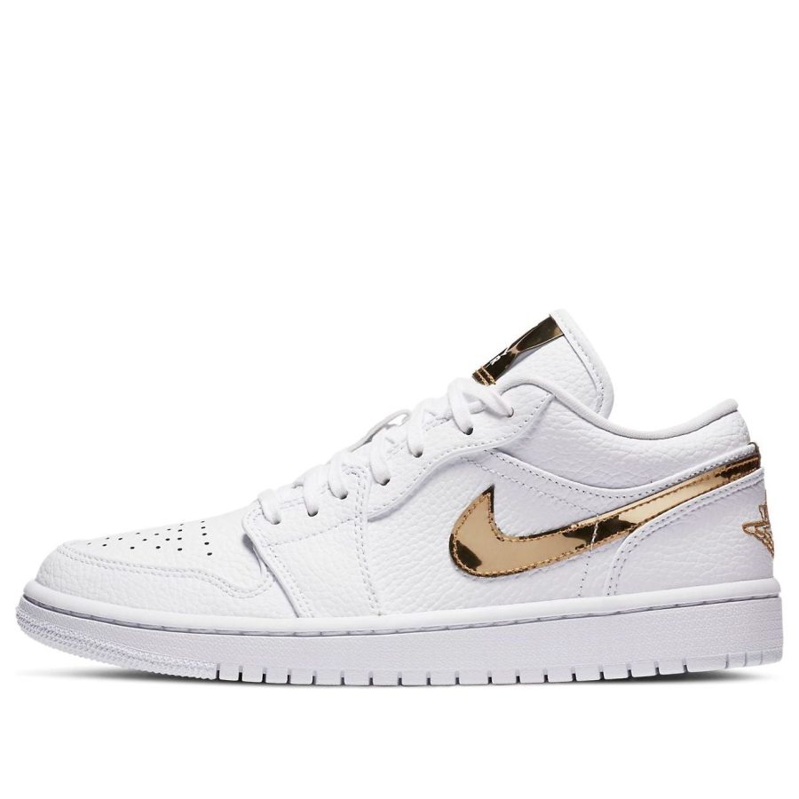 Air Jordan 1 Retro Low ‘White Metallic Gold’