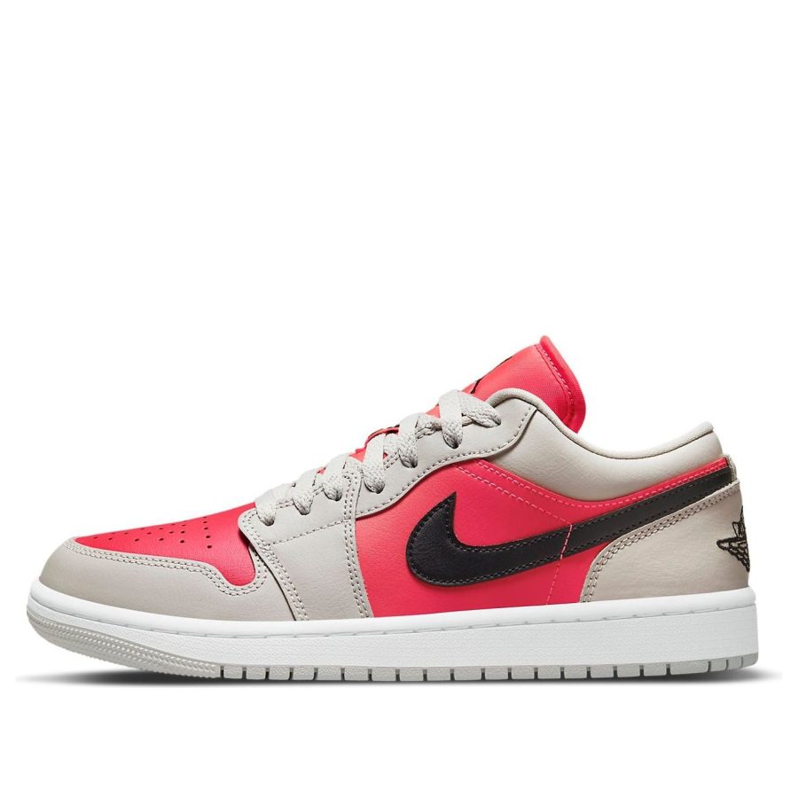 Air Jordan 1 Low ‘Light Iron Ore Siren Red’