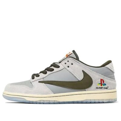 Nike x Travis Scott x PlayStation Dunk Low ‘Grey White’