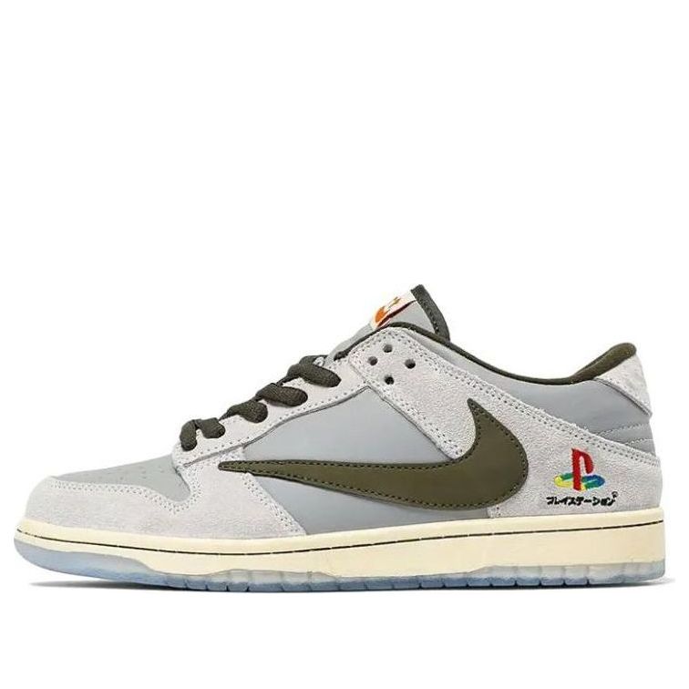 Nike x Travis Scott x PlayStation Dunk Low ‘Grey White’