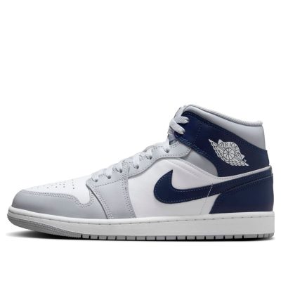 Air Jordan 1 Mid ‘Wolf Grey Midnight Navy’