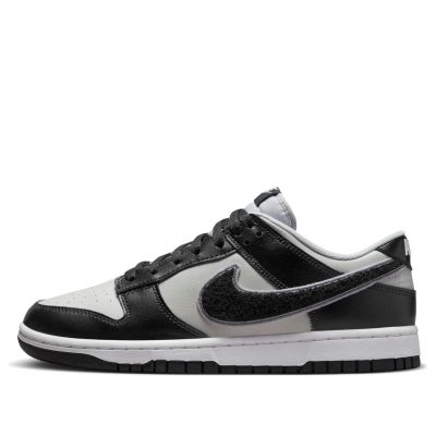 Nike Dunk Low ‘Chenille Swoosh – Black Grey Fog’
