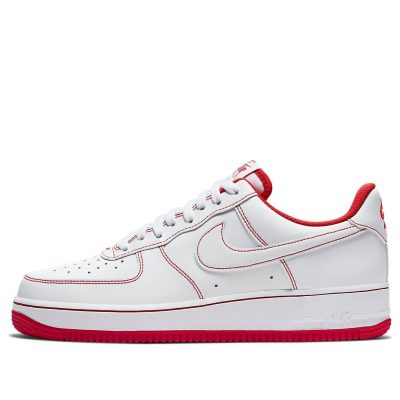 Nike Air Force 1 ’07 ‘Contrast Stitch – White University Red’