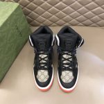 MEN’S GUCCI BASKET SNEAKER IN BLACK DEMETRA – GCC002