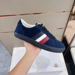 MONCLER NAVY SUEDE NEW MONACO SNEAKERS – MCS010
